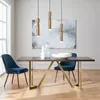 Lâmpadas pendentes Nordic Chrome Metal Design LED Light para quarto cabeceira estudo corredor cozinha luminárias275l