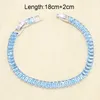 Brincos de Opal Azul Brincos Colar Pingente Anel de Prata Jóias De Jóias Para As Mulheres Luz Azul Crystal Bracelet Presente H1022