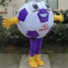 Halloween futebol mascote traje de alta qualidade personalizar desenhos animados bola de futebol bola anime tema caráter adulto tamanho Natal carnaval fantasia vestido