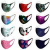 40 Designs 3D Ice Silk Cotton Face Mask Breathable Mouth Cover Anti-dust Pollution Protect Flower Fabric Sport Outdoor Party Mask DAA210