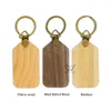 2021 Fashion Luxury Creative Flip Wood Keychain Portachiavi Blank Woychains Walnut magnetici con foto