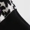 Maglione lavorato a maglia floreale Gilet donna Pullover corto Vintage senza maniche Risvolto Gilet femminile coreano Top in maglia 210520
