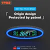 スマートカーTPMS LED ATMOSPHEREライトタイヤ圧力監視システム4センサーUSB ACC充電器デジタル時計