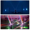 LED RGBW 4IN1 Laser Faisceau Stroboscopique Déplacer Tête Lumière Stade Lasers Projecteur DJ Disco Ball Prom Fête De Noël Bar Club Intérieur
