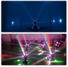 LED RGBW 4IN1 Laser Beam Strobe Move Head Light Stage Lasers Projector DJ Disco Ball Prom Christmas Party Bar Club Indoor