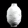 Face Shape Designs Ceramic Vase Porcelain decoration home corridor vases for flowers White Tools 210623