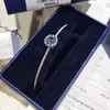 blauer diamantarmband