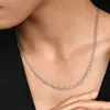 High Polishing 100% 925 Sterling Silver Link Chain Necklace Fit European Pendants and Charms Fine Wedding Jewelry Gift