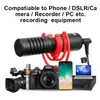 Boya By-mm1 Sgun Video Universal Recording Microphone Mic DSLR Kamera Android Smartphones Mac Tablet