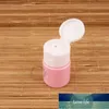 Wholesale Empty Plastic 15ml Mini Pink Lotion Bottle with Flip Cap 0Portable Travel 15 Gram Women Cosmetic Container