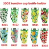 Moda Drinkware Uchwyt 31sty Wydrukuj 30 uncji Wielokrotnego użytku Lodowa Kubek Kubek Pokrywa Neoprenu Izolowane Rękawy Posiadacz Torby Case Torby Pokrowiec na Butelka Wody Wody ZC423