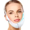 EMS Lifting Device LED Pon Therapy Face Slimming Vibration Massager Double Chin V Line Lift Belt Cellulite Jaw 210806