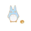 Enfance mon voisin belle Totoro Chinchilla broche bouton broches Denim veste épingle Badge dessin animé Animal bijoux cadeau 1313166
