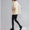 Kvinnors ull Kvinnor blandar lamm Kort kappa Kvinna 2023 Vinterförtjockning Koreansk version av stor storlek Löst vilda päls en kläder