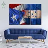 Dipinti Bandiera di Porto Rico e Honduras Multi pannello 3 pezzi Tela Wall Art Decorazione domestica Pittura a olio268x