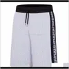 Collège porte des hommes de basket-ball d'été Sportswear Double face en cours d'entraînement respirant d'entraînement respirant Port Plus Taille Shorts L5XL 1L77W bynhd