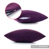 GIGIZAZA Purple Cushions Covers 45x45 50x50 for Sofa Bed Home Decor Throw Pillow Case Covers for Couch Bedroom Luxury Pillowcases 210401