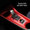 Dla Toyota CHR 2017-2020 wnętrze centralny Panel sterowania klamka 3D 5D naklejki z włókna węglowego naklejki akcesoria samochodowe do stylizacji