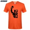 Verão Moda Mangas Curtas Algodão Homens Sportswear Casual T-Shirt Boxe Luvas de Boxe Impressão de Combate Camisetas Homens Tops Tees Plus Size 210409