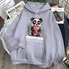 Men Hoodies Cute Panda Print Harajuku Loose Fleece Clothes Loose Casual Sweatshirts Hoodie Fashion Male Brand Hip Hop Streetwear H1227