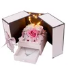 Newvalentines Day Kreatywny prezent Wrap Box Urodziny Romantyczny Mydło Kwiat Biżuteria Pudełka Pudełka Prezenty Party Wedding Party Decor Rra11154