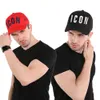 2022 designer Sale ICON Mens Designer hats Casquette d2 luxury embroidery cap adjustable 23 color hat dsqicond2 behind letter