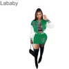 Femmes Survêtements Deux Pièces Ensemble Designer Tenues Baseball Uniforme Épissage Veste Lettres Imprimé Couleur Couture Short À Manches Longues Casual Sportwear 5 Couleurs