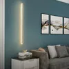 Minimalist Line Wall Lamp Bedroom Bedside Long Strip Light Sconces Modern Led Mirror Living Room Home Indoor Lighting