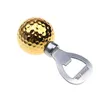 Newgolf Ball-Shaped Beer Bottle Opener Rostfritt stål Ölöppnare Korkskruv Hem Bar Kök Tillbehör 8 färger RRD12004