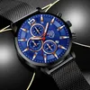 Montres-bracelets 2022 Mode Hommes Montres Calendrier Date Horloge Lumineuse Hommes Affaires En Acier Inoxydable Quartz Montre-Bracelet Mâle Casual Cuir