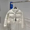 Designer Luxo Mulheres Ao Ar Livre Jacket Forma Com Mangas Triangulares Invertidas Removíveis Downs Parkas Colete Casacos Curtos Casacos