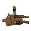 Utomhusväskor 5 färger Justerbar Tactical Puttee lårben Shouder Pistol Gun Holster Pouch Camping Wrap-Oround Jakt Tillbehör