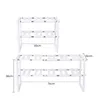 Stainless Steel Floor Type Holder Adjustable Extendable Double Layer Dishes Storage Rack Kitchen Under Sink Multifunction Shelf 211102