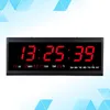 Övriga klockor Tillbehör 1PC LED Multifunktionell stor plug-in väggmonterad klocka Elektronisk för temperaturdatum Time Z8