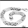 Pendant Necklaces Pendants Cross Pattern Boutique Fashion Jewelry Stainless Titanium Steel Necklace add Bracelet Set Efdpr