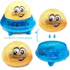 Bath Toys Spray Water Light Rotate with Shower Pool Kids for Children Toddler Swimming Party Bathroom LED Gift 210712