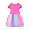 Småbarnflickaklänningar Princess Costume Cotton Cookie Swirl C Kidsklänningar för flickor Cookieswirlc Teenage Girls Summer Dress 10 12 Q7908431