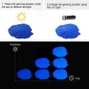 Biutee 12Colors Glow in dark pigment powder with UV Lamp Neon Colour Paint Fluorescent Powder Epoxy Resin Luminous 20g/Bottle