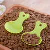 Color Симпатичная ложка Собака Пищи Тедди Кошка Candy Pet Shovel Bowl Water Бутылка для питья Чаши JJD10886