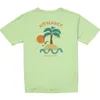 SIMWOOD summer new coconut palm print t-shirt men fashion holiday vacation thin breathable 100% cotton tees plus size tshir 210410