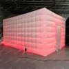 xyinflatableアクティビティ爆発性パーティーマーキーインフレータブルキューブテントと屋外イベント245SのLED付き