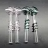 Heart Shape Pyrex Glass Pipe 4.8 Inch With Threaded Ring High Quality Smoking Tool For Bong Dab Rigs Oil Burner