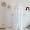 Baby Canopy Mosquito Net Girls Room Princess łóżko Pokrywa Dekoracja Wisząca Kopuła Kurtyna Pest Control Odrzuć Sieć z piłkami