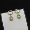 2022 Designers Ear Stud Womens Diamond Earrings Classic Letter Ear Men Earring Jewelry Accessories High Quality Fashion Ear Stud 2231k