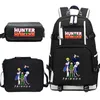 Mochila 3pcsset Hunter xティーンエイジャーの女の子のためのハンタープリントスクールバッグ