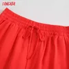 Tangada moda mulheres mulheres calças calças strethy cintura escritório senhora pantalon 5z162 210915