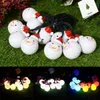 Solar Powered 3,5m 20LEDS Snowman Fairy String Light Outdoor Christmas Holiday Decoration - Multicolor