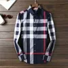 2023 luxury designer men's shirts fashion casual business social and cocktail shirt brand Spring Autumn slimming the most fashionable