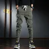 Mode Streetwear Männer Jeans Multi Taschen Casual Cargo Hosen Hombre Hohe Qualität Koreanischen Stil Hip Hop Joggers Breite Bein Hosen