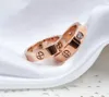 Amor parafuso anel mens banda anéis 3 diamantes 2021 designer de jóias de luxo mulheres titânio liga de aço banhado a ouro artesanato ouro prata r6260064